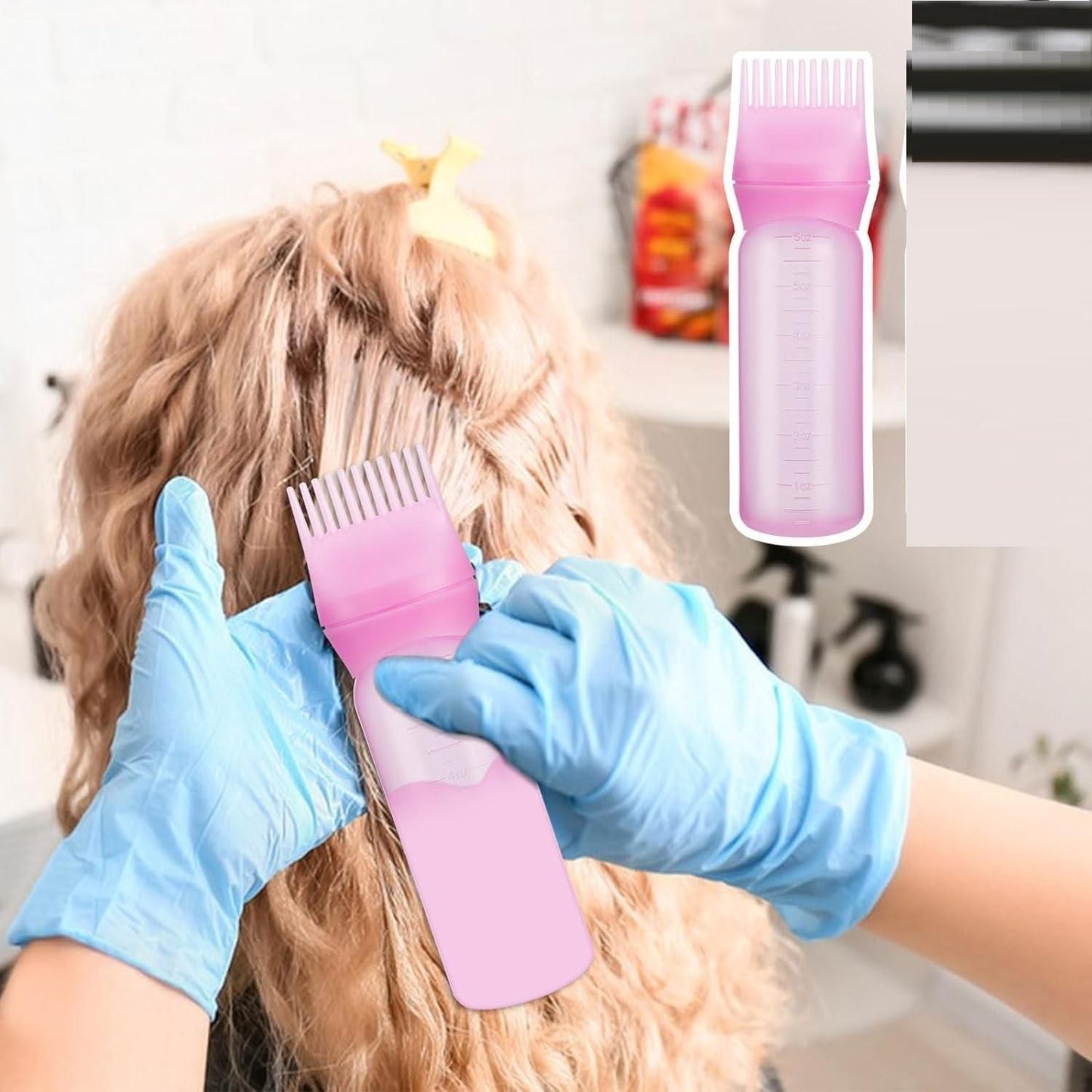 Root Comb Bottle for Easy Dye Touch-Ups at Home