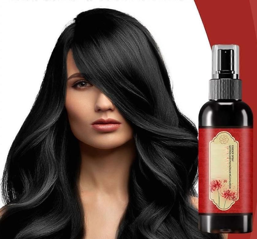 Ayurvedic Saffron Essence Hair Spray for Smooth & Shiny Hair – Pack of 2