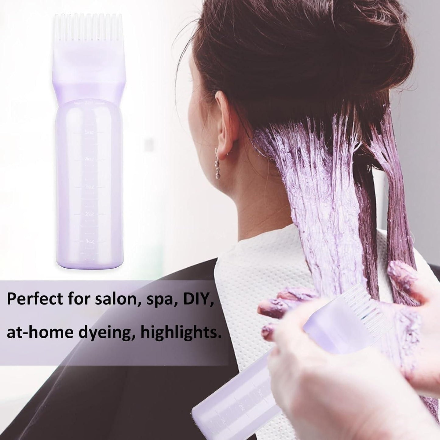 Root Comb Bottle for Easy Dye Touch-Ups at Home