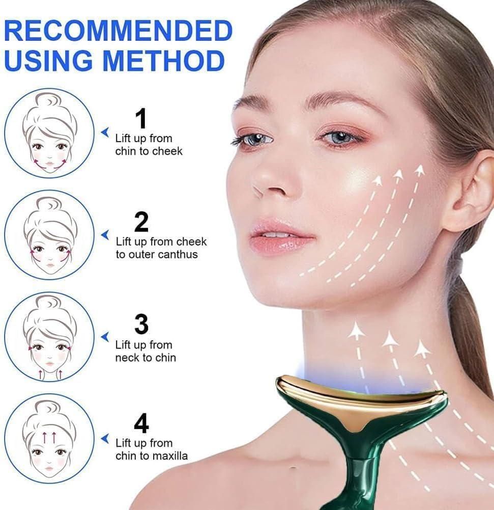 2-in-1 Facial Massager for Smooth, Youthful Skin