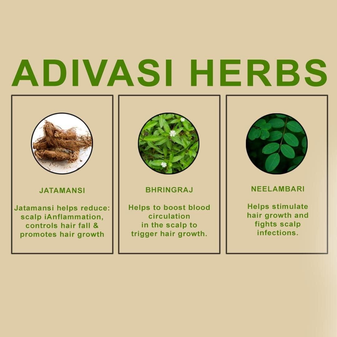 Natural Adivasi Hair Oil Set for Faster Hair Growth