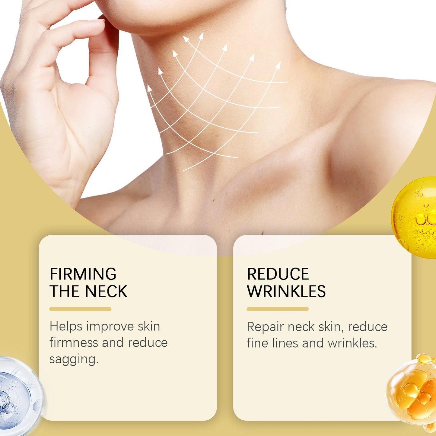 Neck Firming Cream with Roller for a Smooth Lift