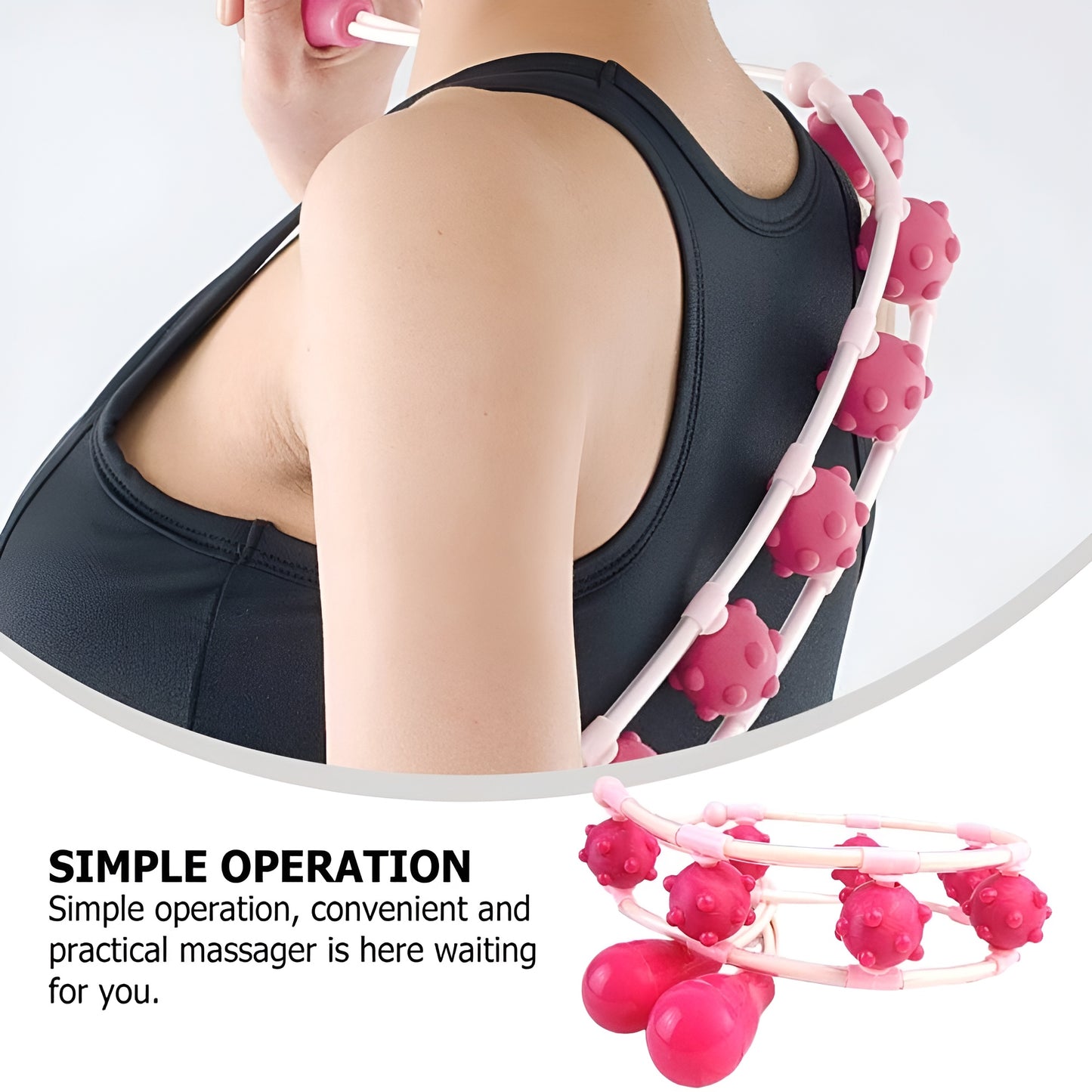 Portable Massage Roller Strap for Anytime Muscle Relief